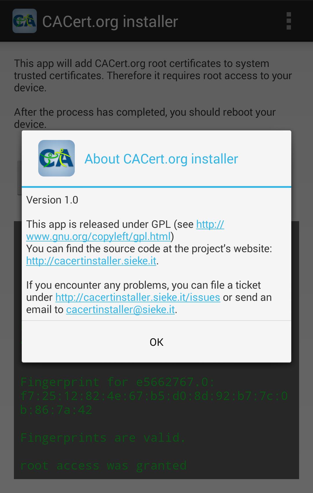 CACert.org installer [root]