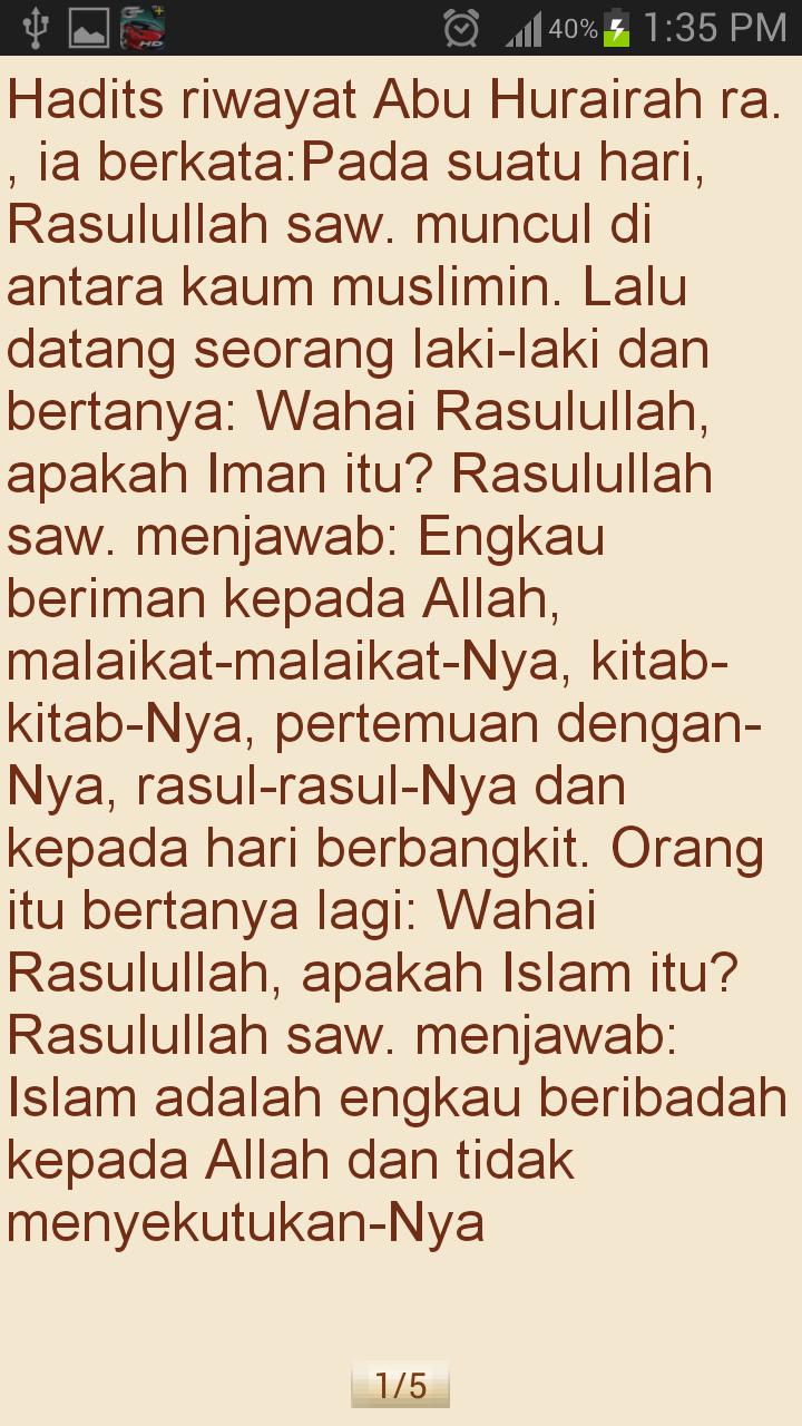 Sahih Muslim Hadith Indonesia