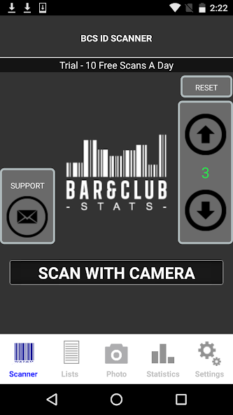 Bar & Club Stats - ID Scanner