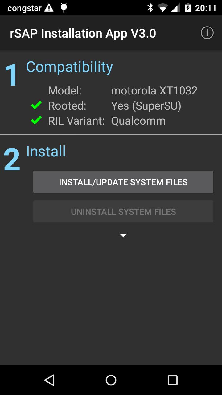 Bluetooth SIM Access Install