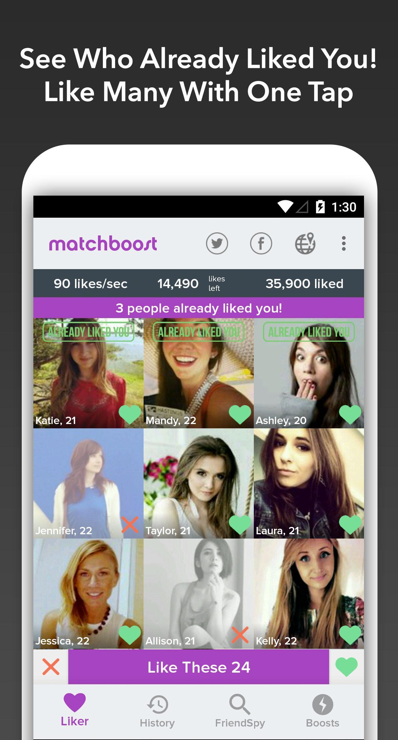 MatchBoost for Tinder