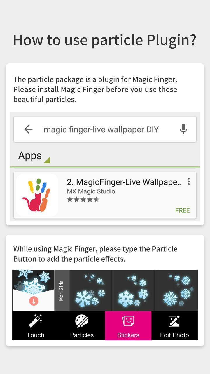 Snow Lens-Magic Finger Plugin