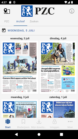 PZC - Digitale krant