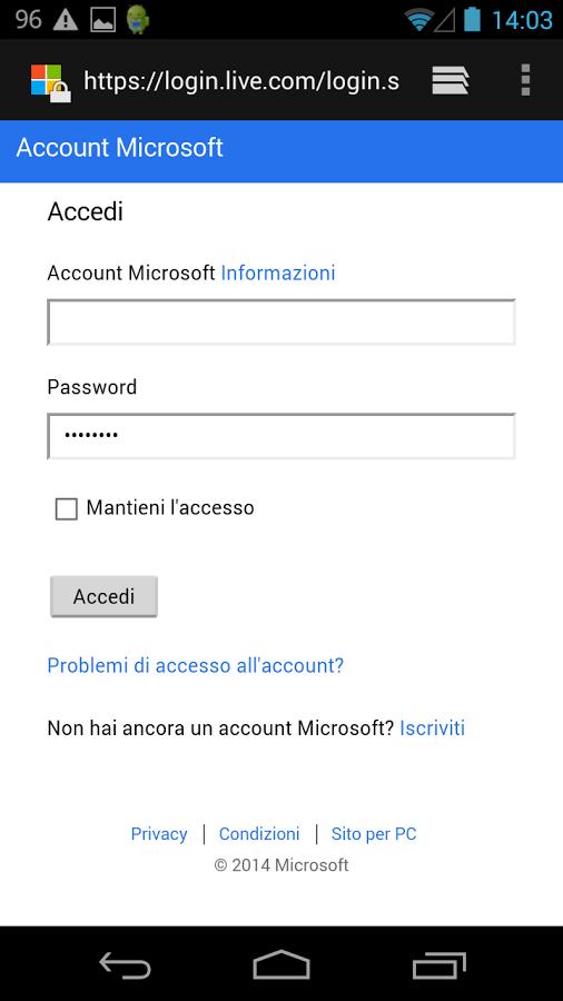 Mail for Outlook Hotmail