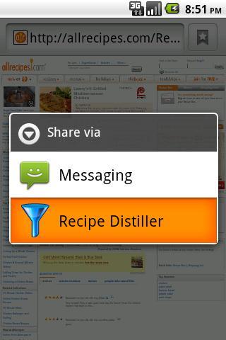 Recipe Distiller