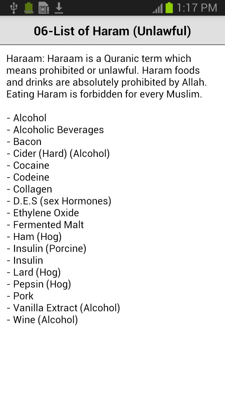 Halal Food Guide