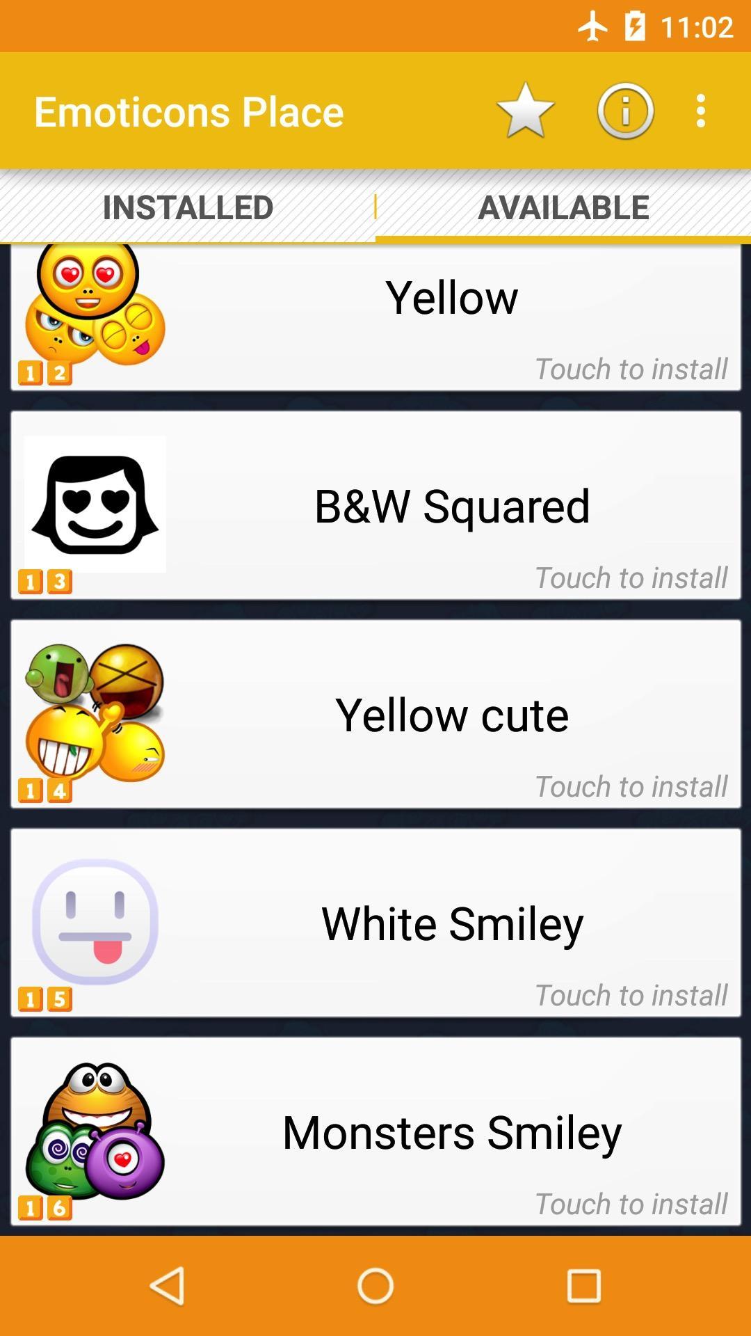 Chats Emoticons, Pack Support