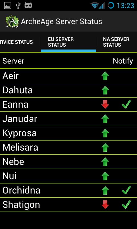 Archeage Server Status