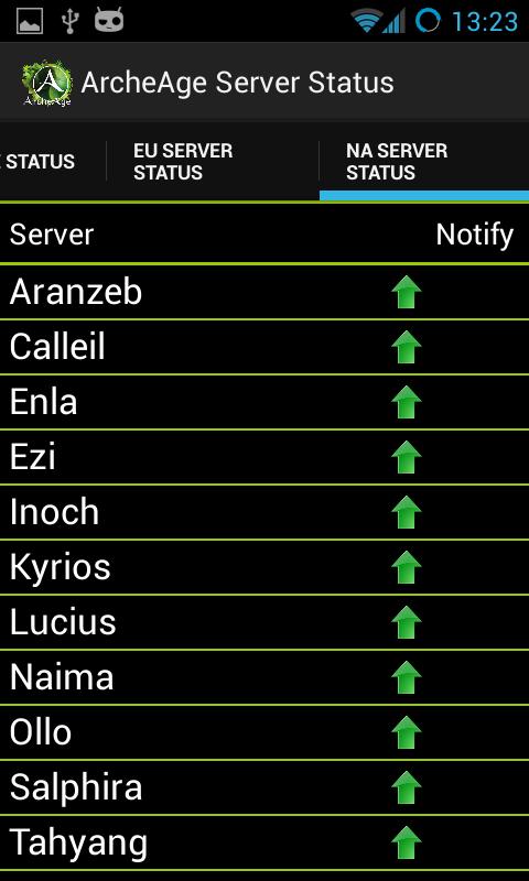 Archeage Server Status