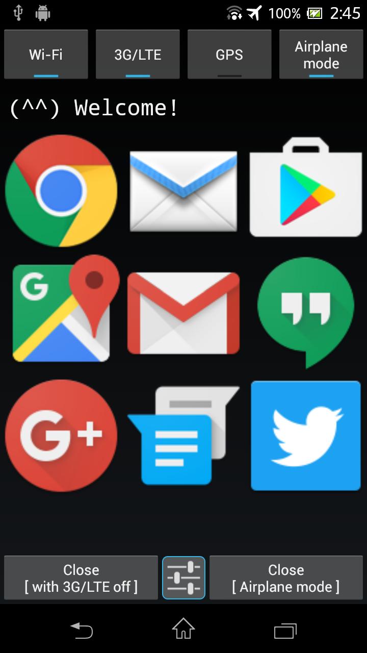 Comm app Launcher