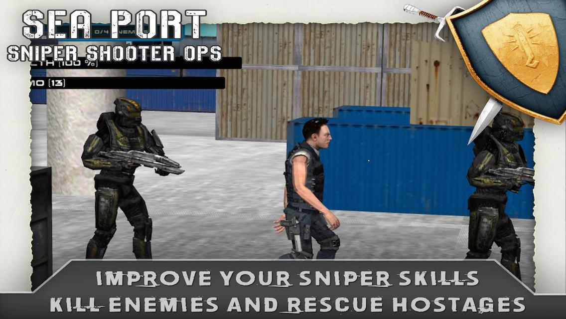 Sea Port Sniper Shooter Ops