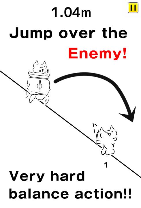 Cat slope run and jump!