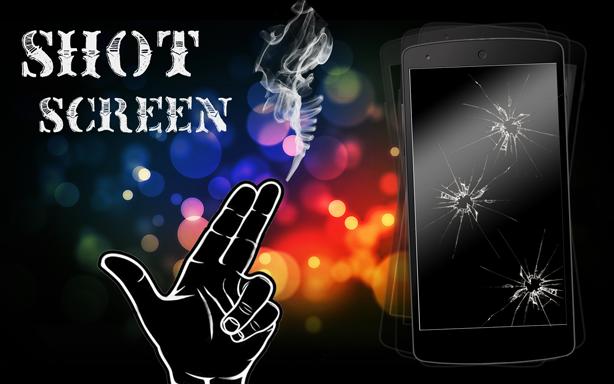 Shoot and broken craked screen