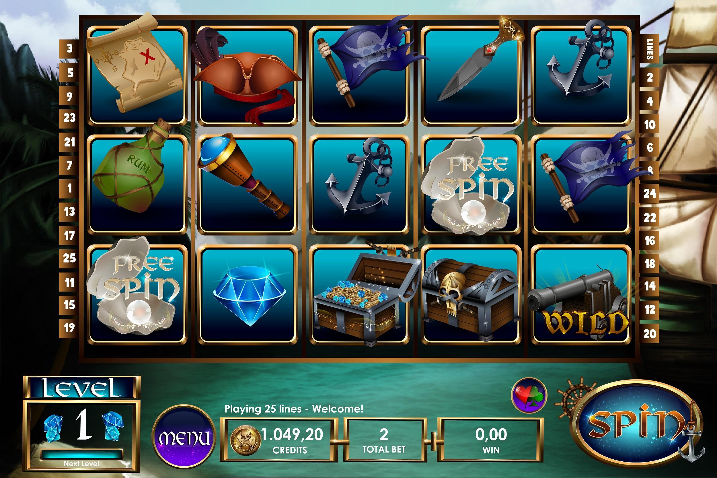 pirates slots greate adventure