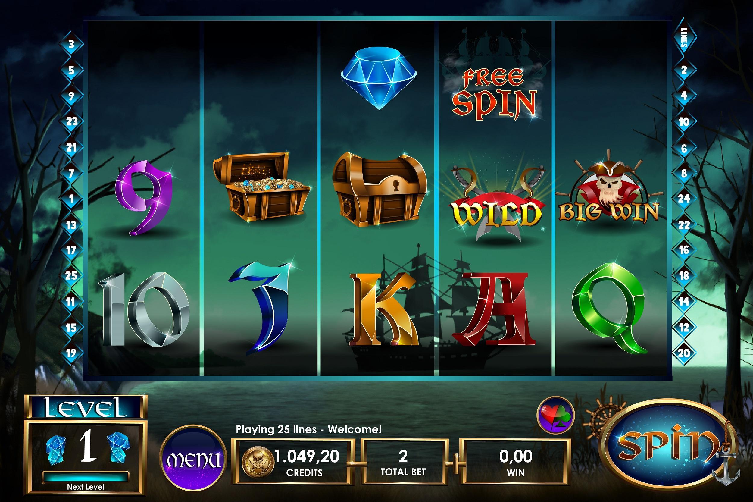 pirates slots greate adventure