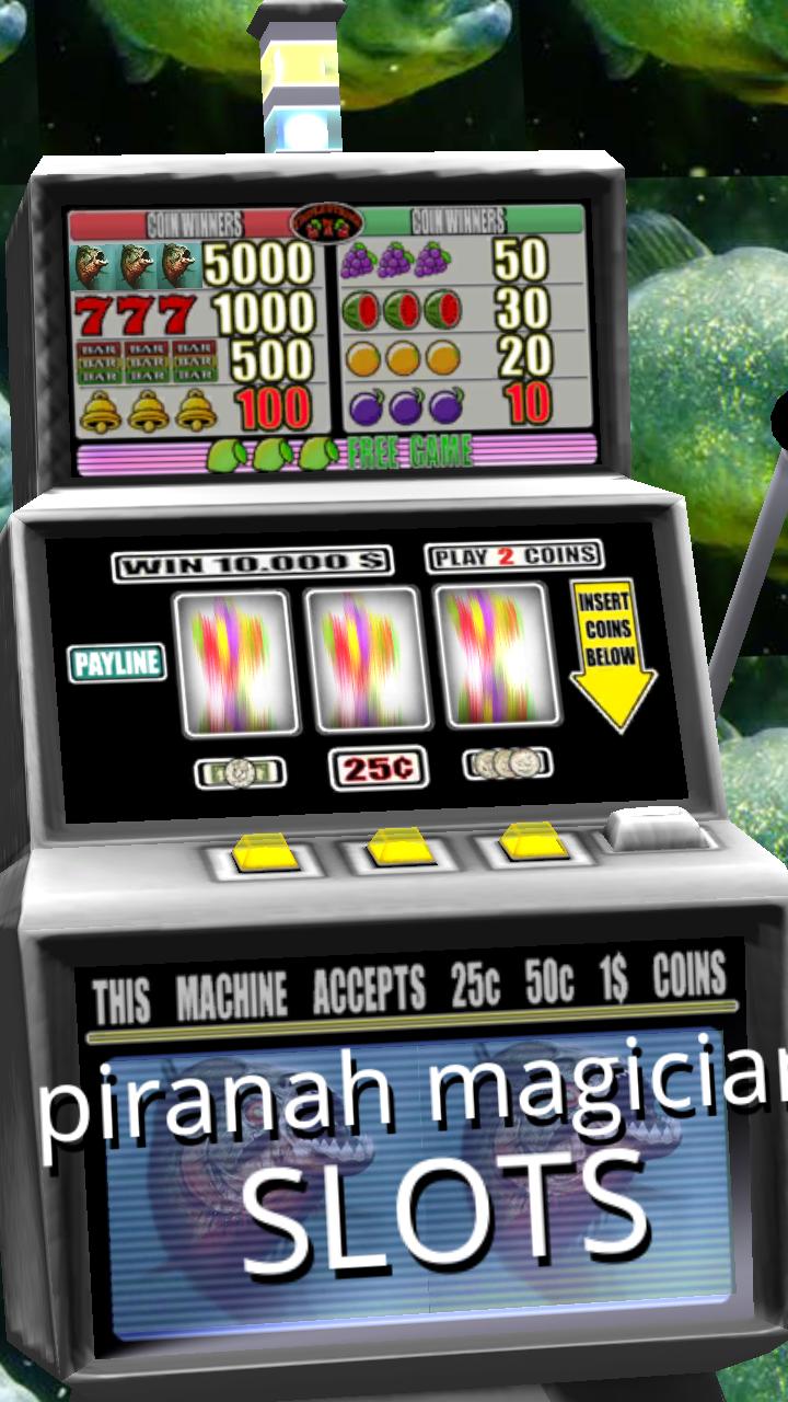 3D piranah magician Slots - Fr