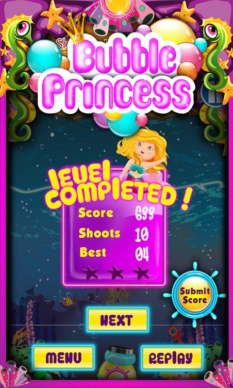 Princess Bubble Shooting