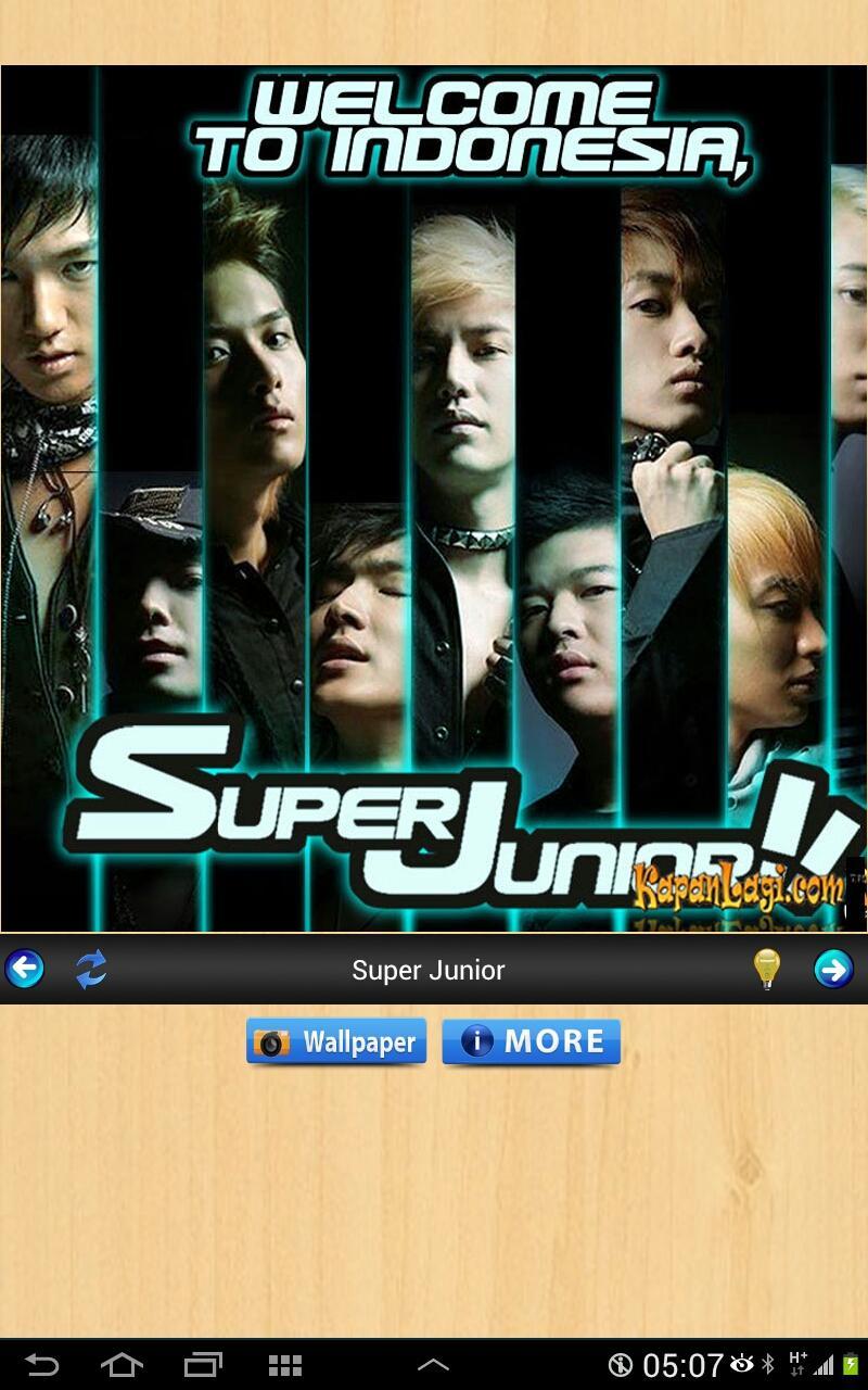 super junior puzzle wallpaper