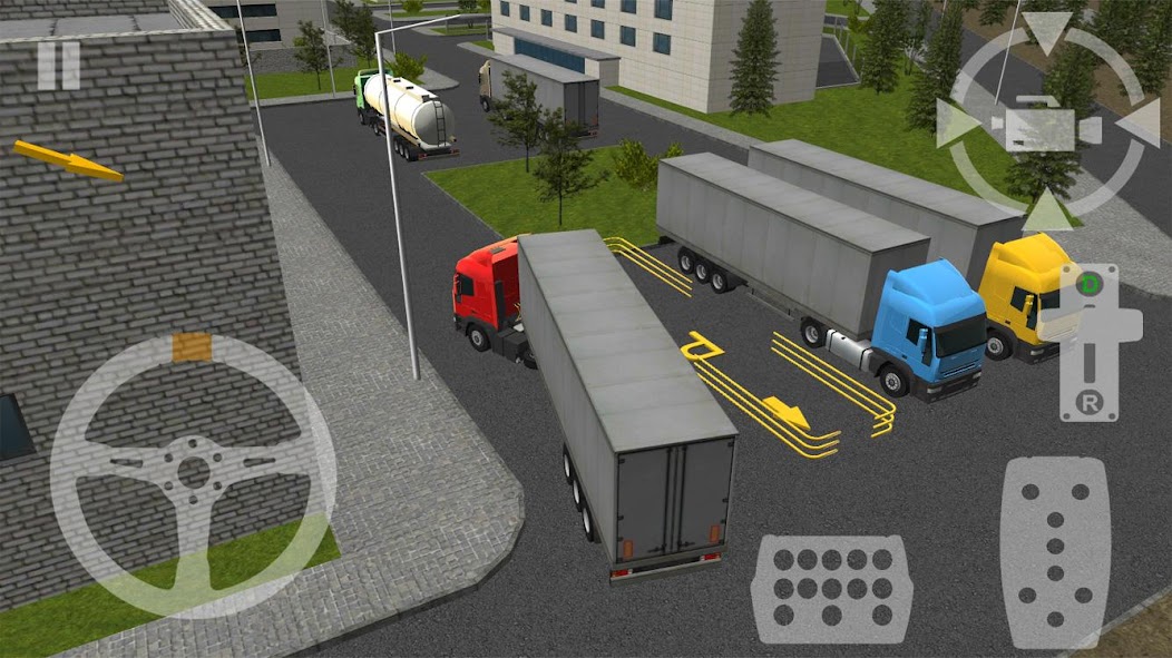 Semi Driver Trailer Parking 3D