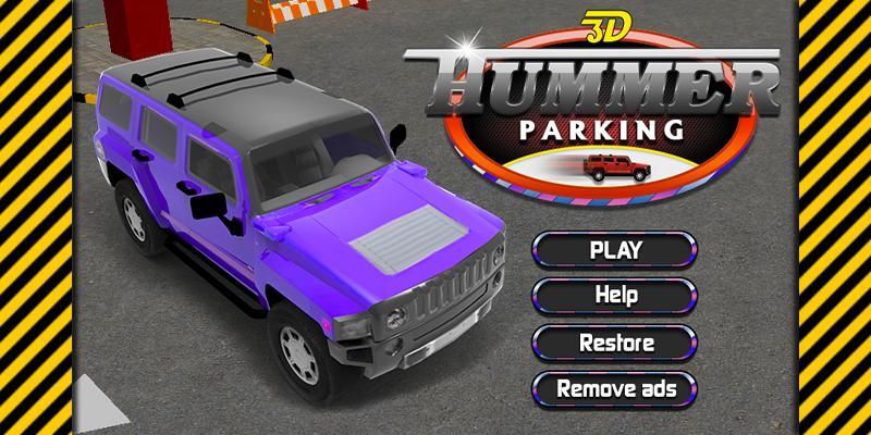 SUV Hummer Parking 3D