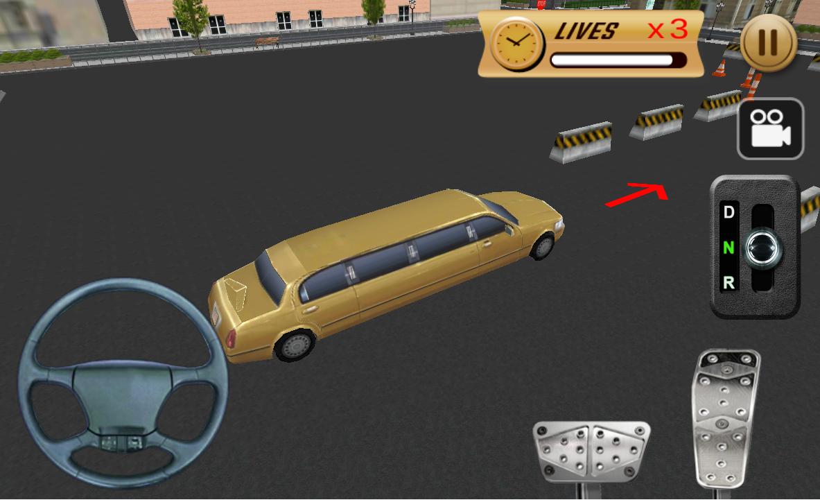 Celebrity limo Parking 3D