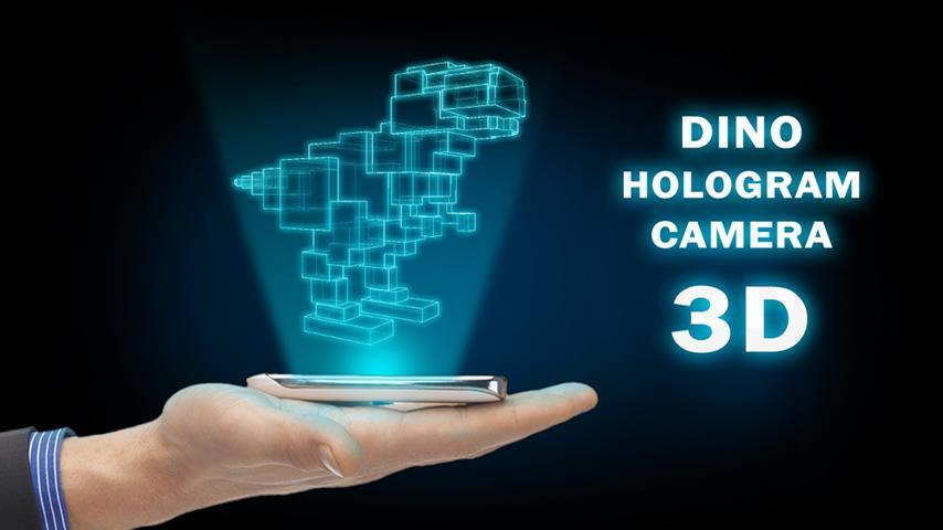 Dino Hologram 3D - Minecraft