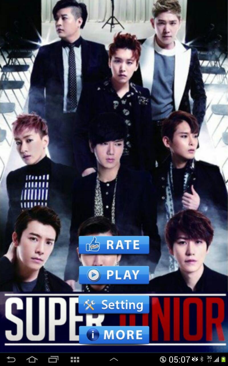 super junior puzzle wallpaper