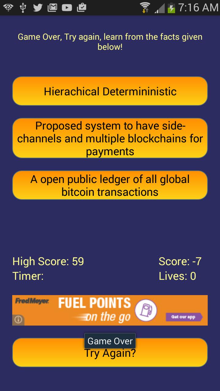 Bitcoin Trivia