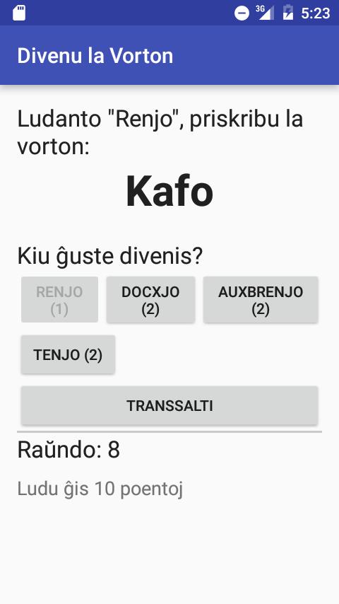 Divenu la Vorton (Esperanto)