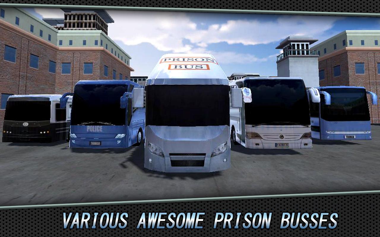 3D Police Bus Prison Transport