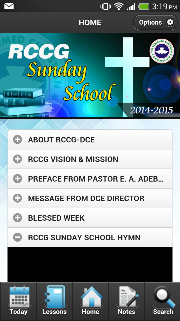 RCCG SUNDAY SCHOOL 2014-2015