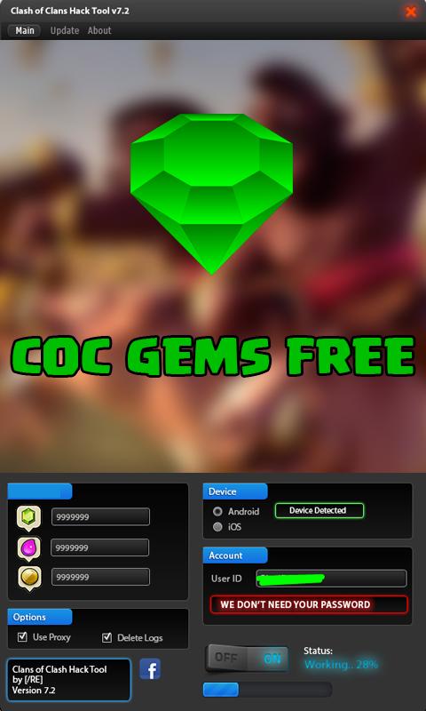 FREE COC GEMS