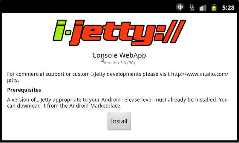 i-Jetty Console Installer