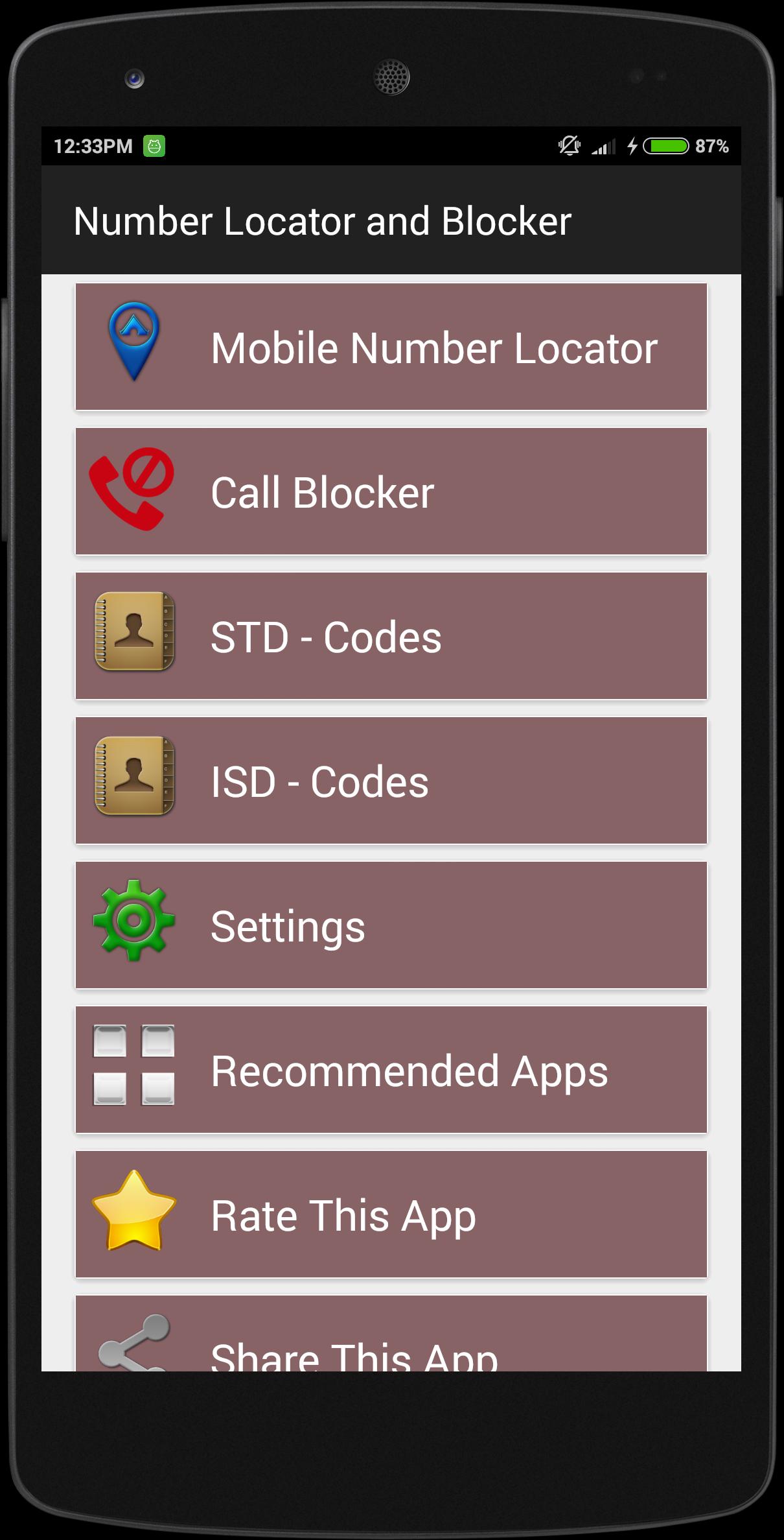 Phone Number Tracker & Block