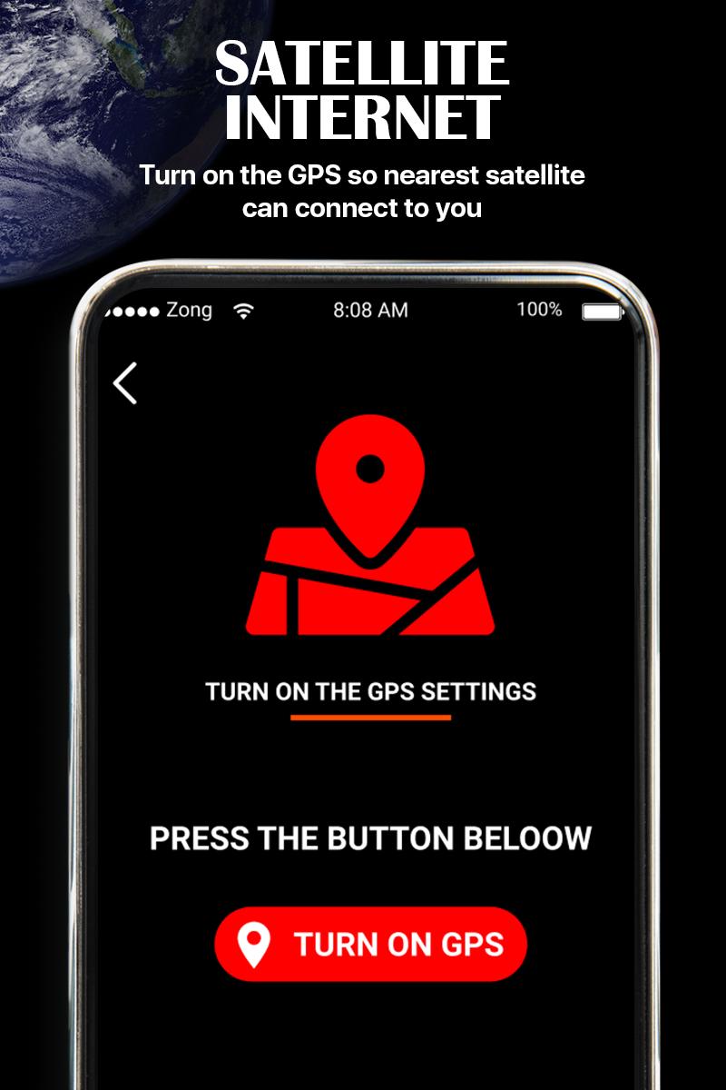 Satellite Internet Prank App