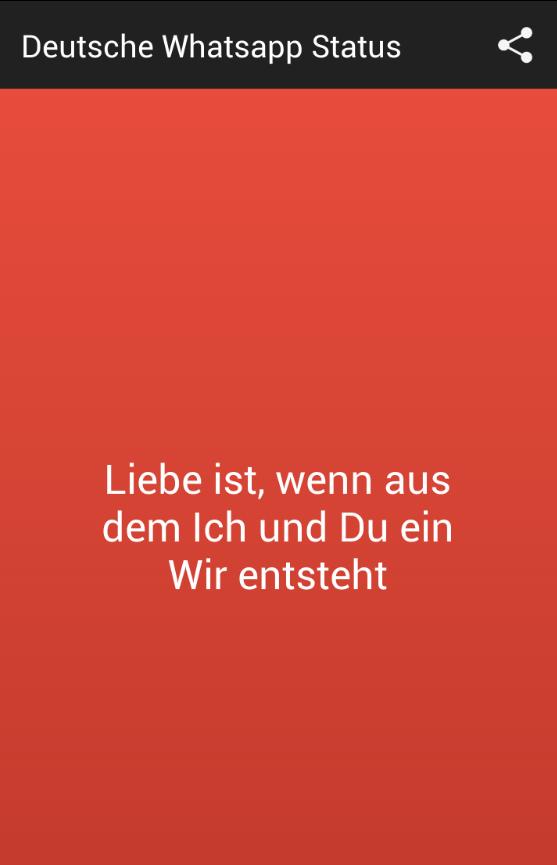 Deutsche WhatsApp Status