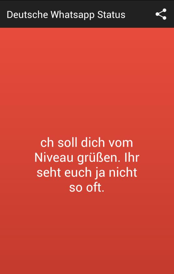 Deutsche WhatsApp Status