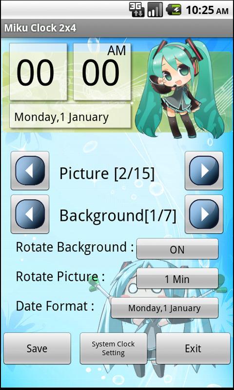 Miku Chibi Clock ( Vocaloid )