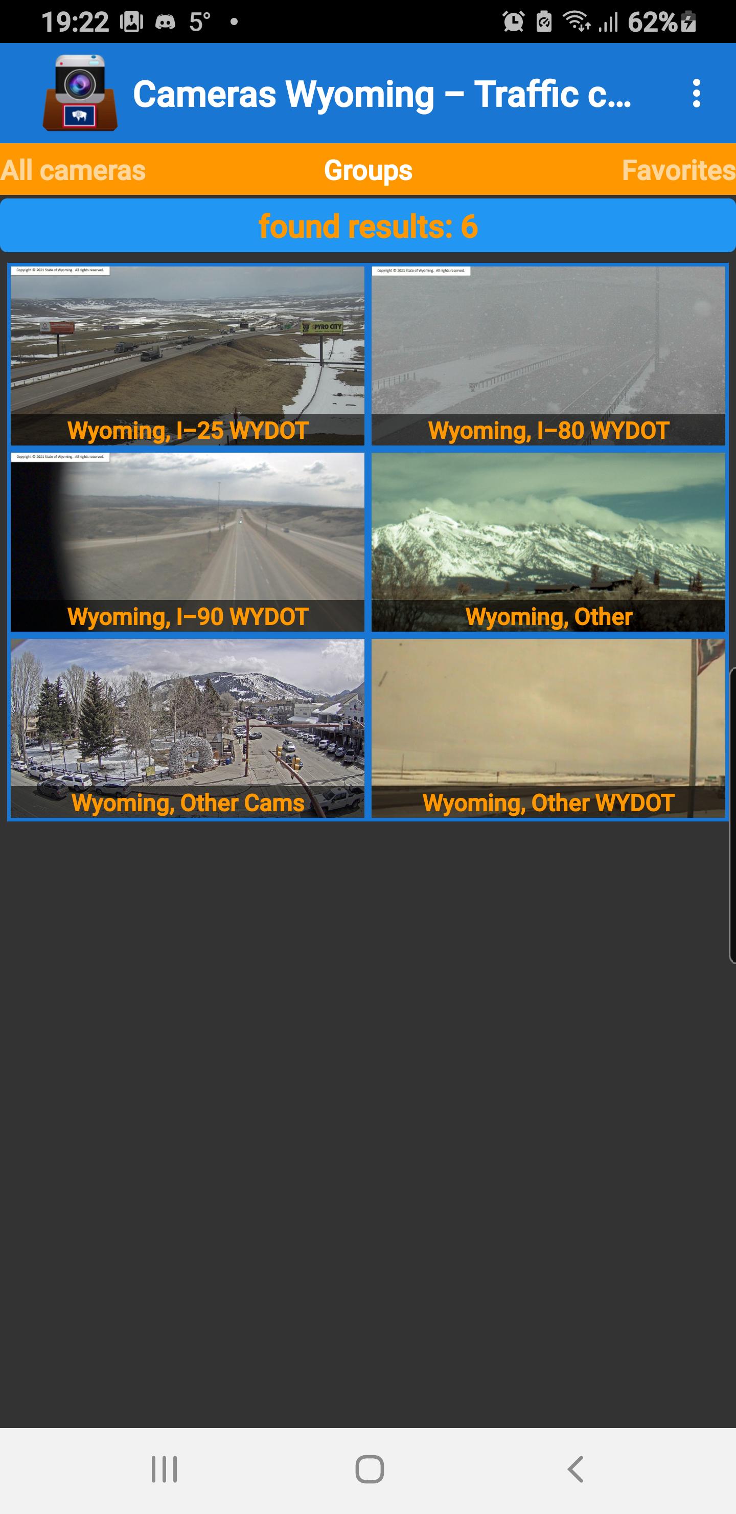 Cameras Wyoming - Traffic cams