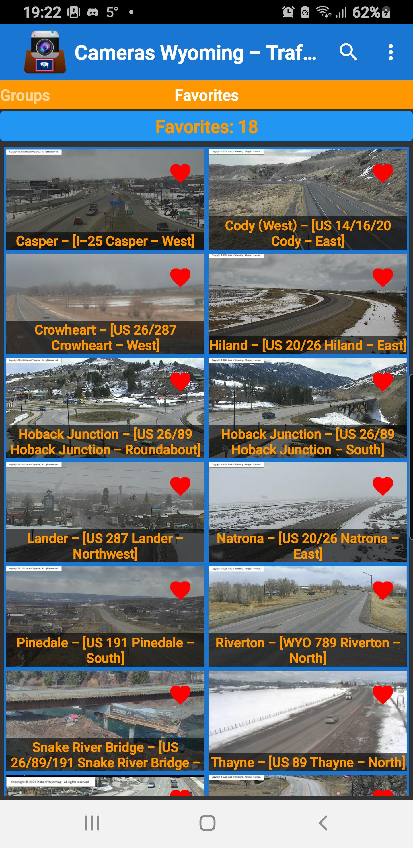 Cameras Wyoming - Traffic cams