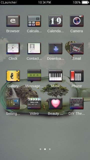 Mini Nature C Launcher Theme