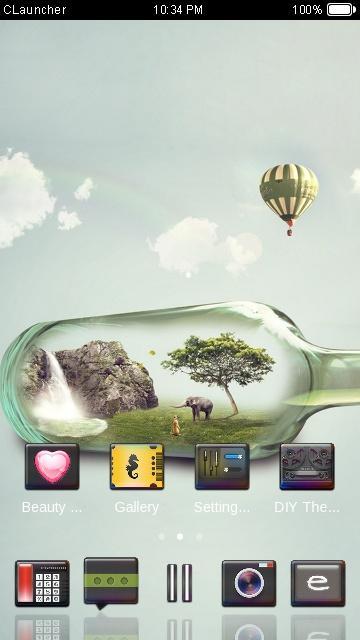 Mini Nature C Launcher Theme