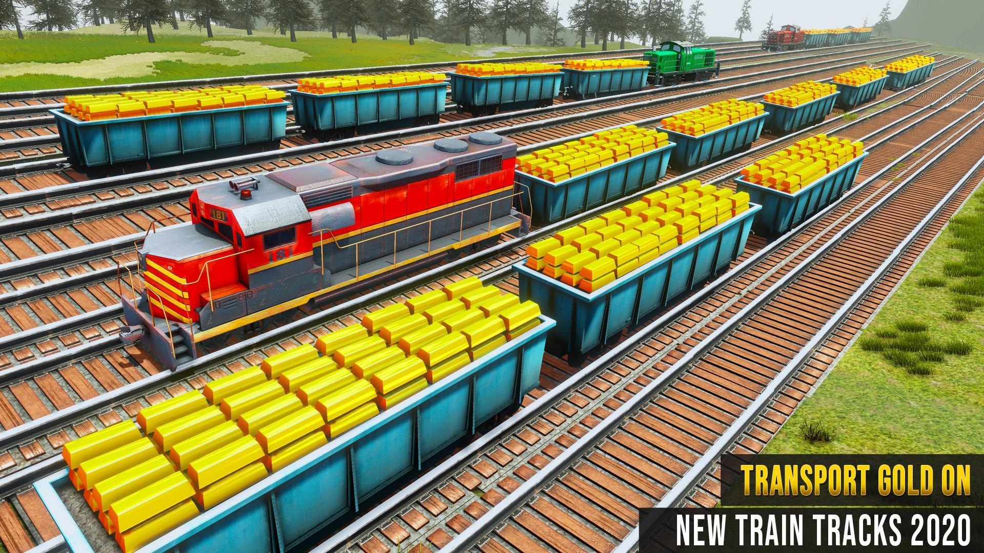 Gold Transport City Train Game