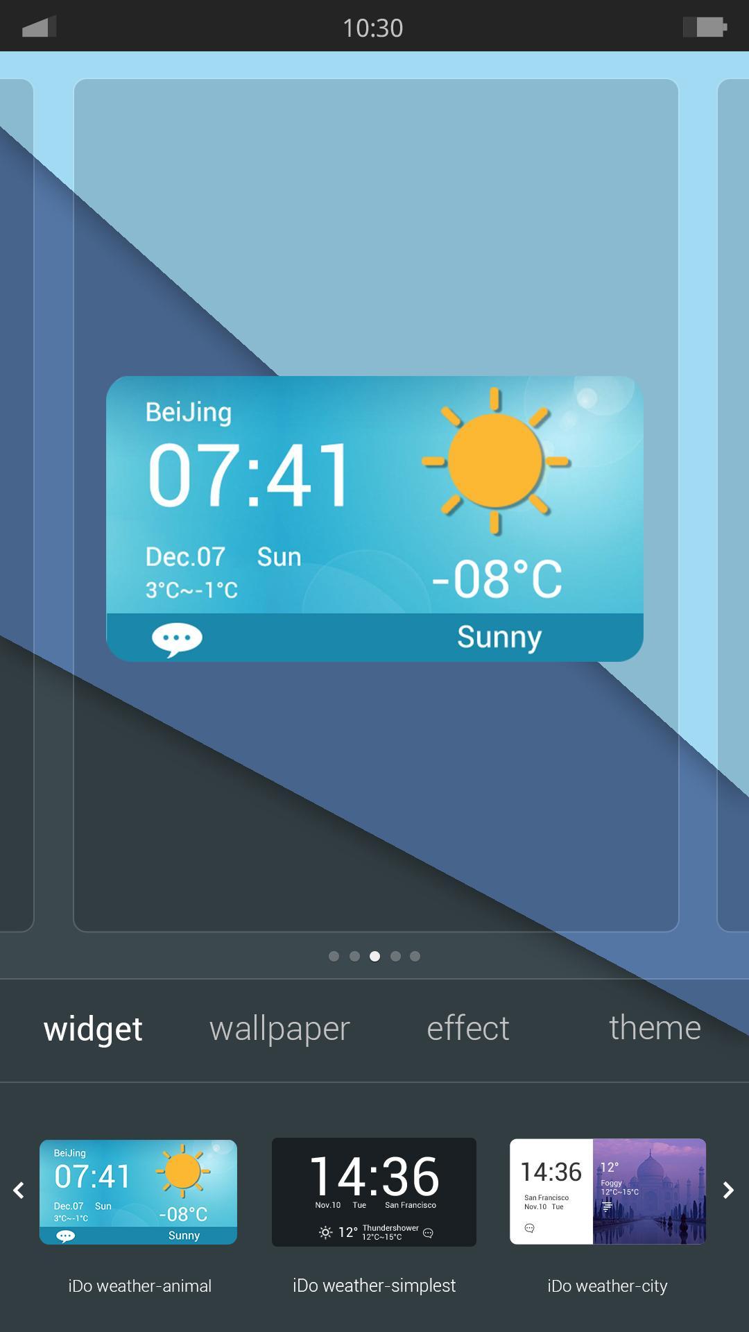 Spring - iDo Weather widget