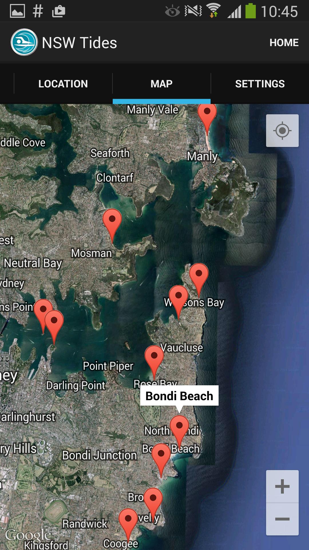 Sydney & NSW Tide Times