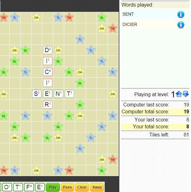 Scrabble Solitaire 2