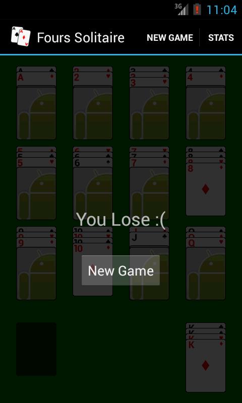 Fours Solitaire