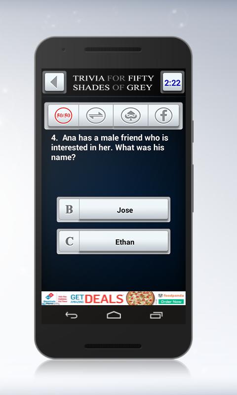 Trivia For Fifty ShadesOfGrey