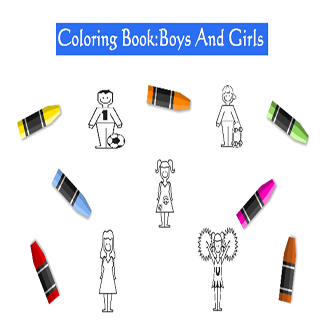 Coloring Book: Boys And Girls