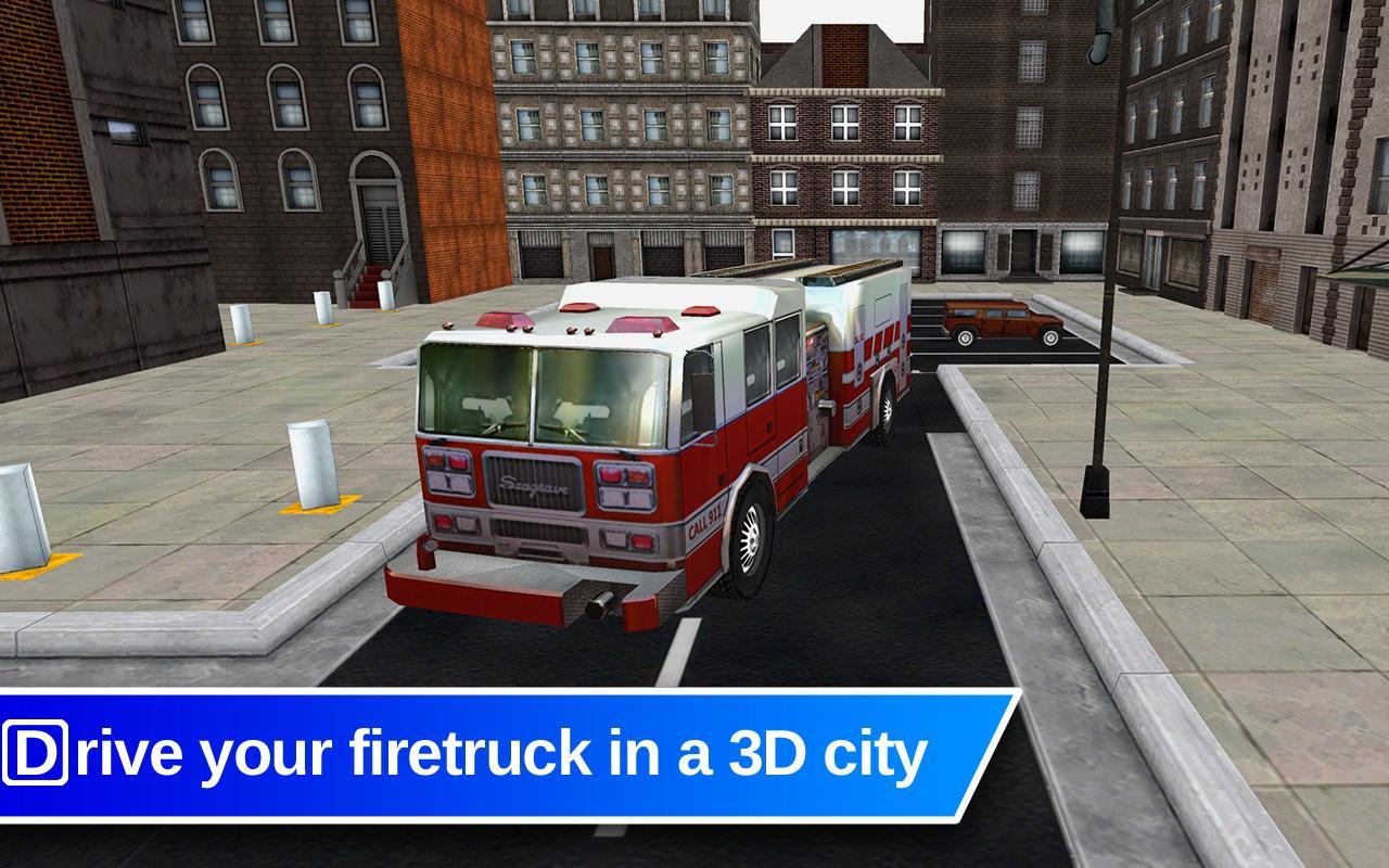 Top Fire Truck 3D Parking